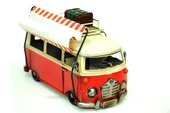 Dekoratif Metal Minibüs Çerçeveli Ve Tenteli - 7