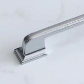Metal Mutfak Mobilya Çekmece Mutfak Dolap Dolabı Kulpları Kapak Kulbu Kulpu 192 Mm Krom - 4