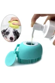 toptanabi Şampuan Hazneli Kedi Ve Köpek Evcil Hayvan Yıkama Fırçası Silikon - 3