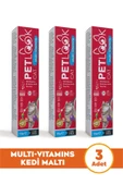 PetLook Multivitamin Kedi Maltı 115 GR, Kedi Malti, Kedi Ödülü ve Kedi Vitamini 3'lü Ekonomik Set - 1