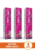PetLook Yavru Kedi Kitten ve Anne Kedi Maltı Multivitamin 115 GR 3'lü Ekonomik Set - 1