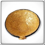 Dekoratif Sepet Sunum Kase Doğal Jüt İp GOLD - 2