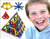 Magnastix 111 Parça Manyetik Lego Seti - 4
