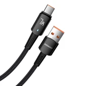 Essager 3 Metre 80W 7A USB to Type-C Süper Hızlı Data Şarj Kablosu, Ultra Dayanıklı Şarj ve Data Kablosu - 1