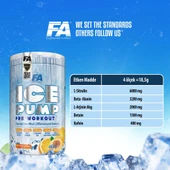 Fa Nutrition FA ICE Pump Pre Workout 463g Icy Citrus & Peach - 2