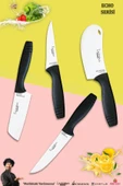 Eco Serisi Mutfak Bıçak Seti Et Ekmek Sebze Salata Pizza Börek Pide Şef Bıçağı 4 Lü Set ( Mft-7541) - 1