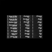 Porsima 8li-6lı Etiketli Kendinden Yapışkanlı Tezgah Üstü Kaşıklı Standlı Döner Kapaklı Baharatlık Seti thumbnail 7