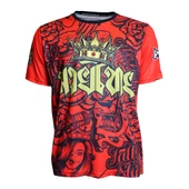 DragonDo TX8598 Muaythai Tişört Dijital Baskılı Muay Thai Tişört Kırmızı - 1