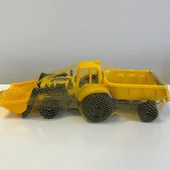 Sarı Siyah Şirin Kum Kepçesi Kürekli ve Kum Taşıyıcılı Traktör | 43x15 Cm | Mavi Su Dünyası - 3