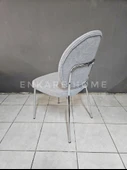 Enkare Midye Sandalye 6 Adet - Gri - 5