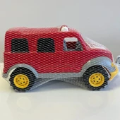 Kırmızı Renkli İtfaiye Arabası | 27x14 Cm | Mavi Su Dünyası - 3