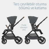 Maxi-Cosi Oxford-Pebble 360 Pro Çift Yönlü Seyahat Sistem Bebek Arabası Twillic Graphite - 5