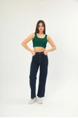 Fitilli Görünümlü Askılı Kalın Esnek Örme basıc crop - 1