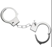 Single Sword Polis&Güvenlik Zincirli Çelik Kelepçe - 2