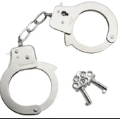 Single Sword Polis&Güvenlik Zincirli Çelik Kelepçe - 1