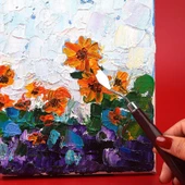 Cbtx 10 Adet Ahşap Saplı 5 Akrilik Boya Guaj Boya Bıçağı - 5