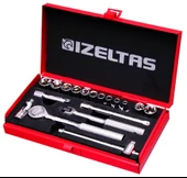 İzeltaş 15Li Karbüratör Lokma Anahtar Takımı 1/4" - 1107006015 - 1