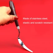 Cbtx 10 Adet Ahşap Saplı 5 Akrilik Boya Guaj Boya Bıçağı - 4