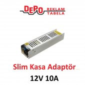12V 10A SLIM KASA TRAFO ADAPTÖR DEPO TABELA REKLAM - 1