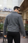 ERKEK BAHARLIK KAŞE KUZEY CEKET - 12