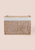 The Mia Cesta Hasır Organizer Sepet Naturel 62x42x42 Cm SPT0079 - 3