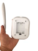 Pilli Ledli Masa Lambası 3 Kademeli Okuma Işığı Çalışma Lambası Beyaz Işık Usb Kablolu - 4