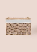 The Mia Cesta Hasır Organizer Sepet Naturel 57x36x37 Cm SPT0080 - 3