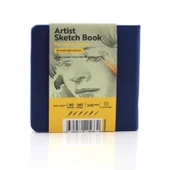 Tigertint Sert Kapak Eskiz Defteri 140 g 12x12 cm 80 Yaprak Mavi 100140123 thumbnail 2