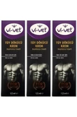 Vivet Erkek Tüy Dökücü Krem Tüm Ciltler 125ml X 3 Adet Vivet Formen - 1