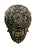 Single Sword Polis Metal Cüzdan Rozeti - 6