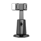Otomatik Yüz Takipli Standlı Selfie Tripod 360° Dönüş LED Işık Vlog Canlı Yayın Videosu için - 3