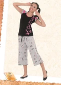 Berrak Bayan Kapri Pijama Takım 5131 - 1