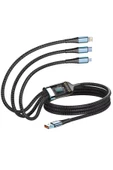 ŞARZ KABLOSU 3Ü BİR ARADA 100W HIZLI VE GÜVENİLİR ŞARZ KABLOSU - 5