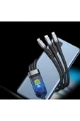 ŞARZ KABLOSU 3Ü BİR ARADA 100W HIZLI VE GÜVENİLİR ŞARZ KABLOSU - 4