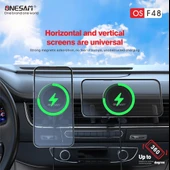 Onesam F48 15W Magsafe Kablosuz Şarjlı Araç Telefon Tutucu - 4