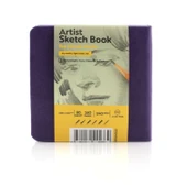 Tigertint Sert Kapak Eskiz Defteri 140 g 12x12 cm 80 Yaprak Mor 100140124 - 1
