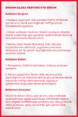 İnkorea Torbalanma & Morluk Karşıtı Kahverengi Yosun Göz Altı Serumu - Brown Algea Restore Eye Serum - 4