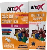 Bitex Bit ve Sirke Spreyi 100 ml + Şampuan 150 ml Çelik Tarak Hediyeli - 1