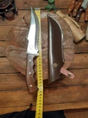 El Yapımı Deri Kılıflı Bıçak 29 cm - 1