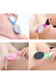 Ayak Topuk Bakımı 4 Fonksiyon Törpü Ölü Deri Nasır Giderici Ponza Taşı Temizlik Fırçası Peeling Set - 7