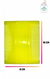 Sarı Tarak Bit Tarağı 10x8 cm (3 adet) - 2