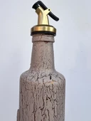 Özel Tasarım El Yapımı Rose Gold Zeytin ve Zetyindalı Detaylı Yağdanlık, Sosluk, Sirkelik, Mutfak Dekor - 7