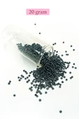 Dökme Cam Kum Boncuk (11/0) 2 mm - 20 Gram -  Koyu Yeşil - BNC019 thumbnail 1