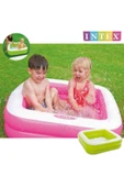 INTEX 57100 Şişme Tabanlı Kare Çocuk Havuzu 25x 86 X 86cm. - 4