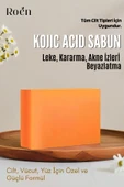 Doğal Kojik Asit Sabun, Cilt Beyazlatıcı, Leke Giderme, Kararma, Akne, Güneş Lekeleri 110gr - 1