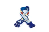 Doggie Desenli Süslü Dokuma Köpek Boyun Tasması 2 x 30-45 cm Mavi - 1