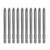 Mıknatıslı Yıldız PH2 Bits Uç 100 mm 10'lu Set Kutulu Manyetik 1/4" Matkap Ucu Vidalama 10cm Uzunluk - 5