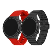 You Watch R13-AR134 Black Metal & Red Silicon Unisex Kol Saati - 1