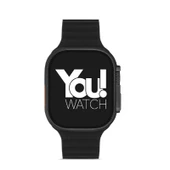 You Watch A8-A80PRO Black & Black Silicon Unisex Kol Saati - 2