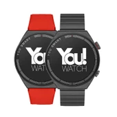 You Watch R13-AR134 Black Metal & Red Silicon Unisex Kol Saati - 2